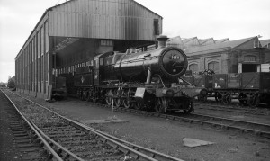 28C 3850 Swindon Wks 20-08-63 (A Ives) Armstong Railway Photographic Trust